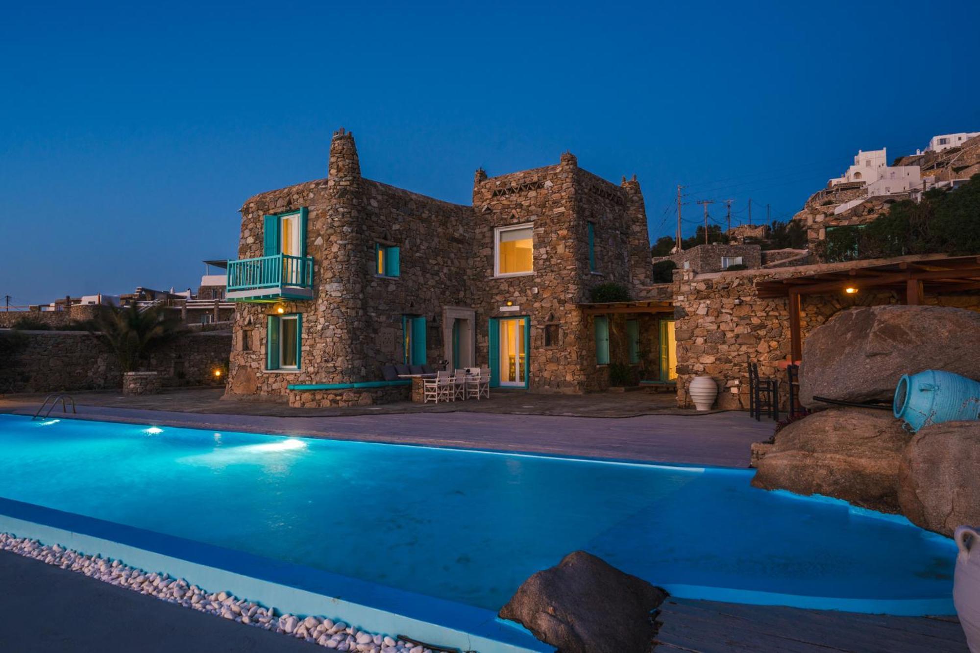 Villa Casa De Blue Mykonos Town Exterior photo
